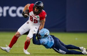 Redblacks liberam o veterano tight finish/zagueiro canadense Marco Dubois