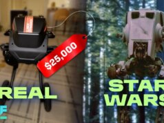 Este robô de US$ 25 mil parece ter saído de Star Wars