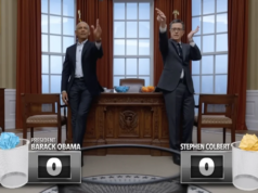 Stephen Colbert desafia Barack Obama para uma revanche tensa no basquete