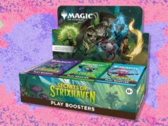The Magic: The Gathering Secrets and techniques of Strixhaven Play Booster Field atinge novo nível mais baixo na Amazon – economize mais de US $ 20