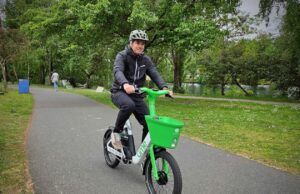 Passeio de teste GeekWire: a nova bicicleta do Lime traz um impacto rápido em um dispositivo compacto e fácil de usar