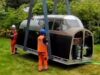Família do Reino Unido doa cabine Lancaster de 40 anos feita à mão pelo pai para o campo de aviação da RAF