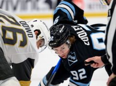 ‘Lute até o fim’: Mammoth enfrenta no jogo 6 contra Golden Knights