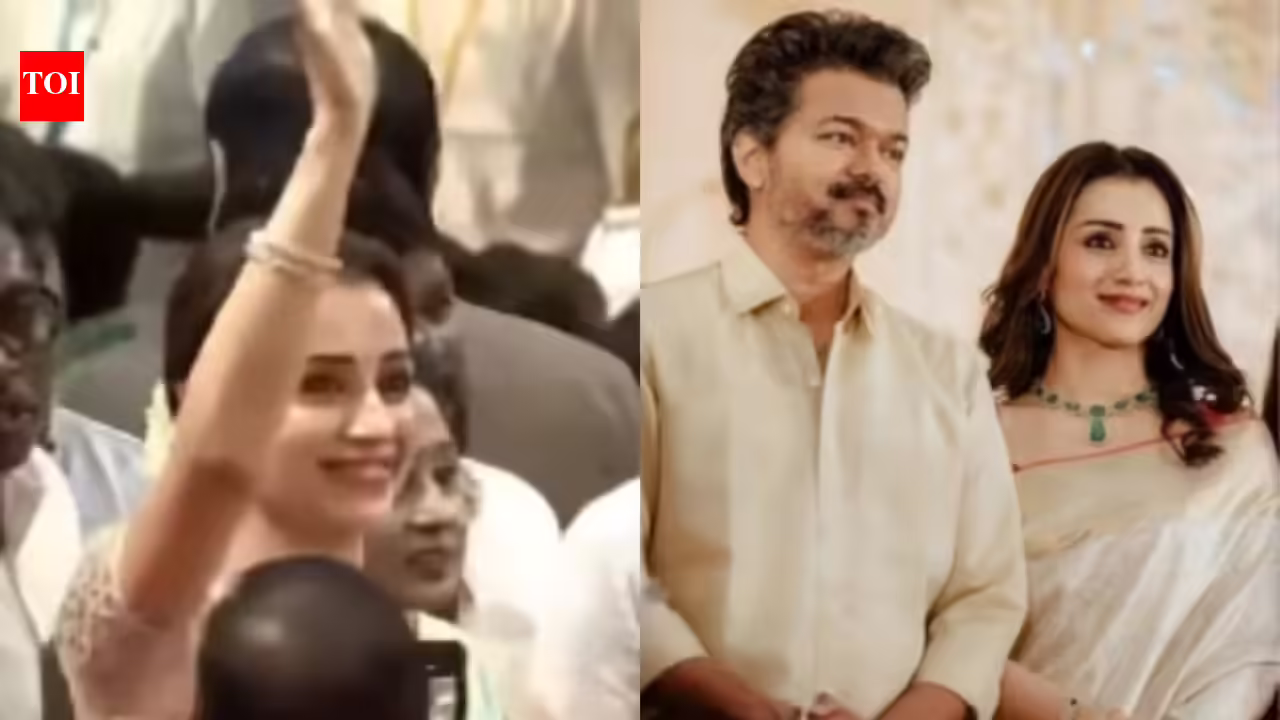 Trisha diz que está ‘ansiosa’ pela cerimônia de juramento de Vijay