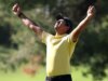 O jogador de golfe completamente desconhecido Yurav Premlall surge do nada para vencer o evento DP World Tour por 14 tacadas