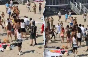 Três esfaqueados na lotada praia de Rhode Island enquanto centenas de adolescentes lotam a área, diz a polícia