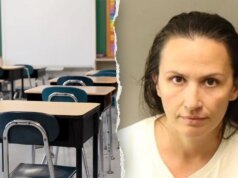 A professora da Califórnia Samantha Watson é presa por suposta conduta sexual com aluno em uma escola constitution