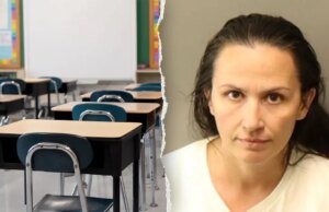 A professora da Califórnia Samantha Watson é presa por suposta conduta sexual com aluno em uma escola constitution