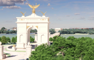 Veteranos do Vietnã dizem que se opor ao arco de Trump é ser "leal ao país"