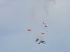 Jatos de combate caem no ar durante present aéreo na base da Força Aérea de Idaho