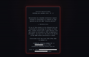 Hackers desfiguram páginas de login da escola após reivindicar outro hack do Instructure