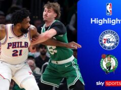 Embiid leva 76ers a uma impressionante vitória de retorno sobre o Celtics