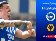 Brighton passa pelos Wolves para manter a Europa à vista