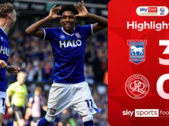 Ipswich promovido após vitória enfática sobre o QPR