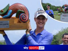 Korda fica histérica após a quebra do troféu enquanto ela reivindica sua vitória no LPGA México!