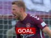 Hearts fica mais perto do título histórico com vitória de retorno sobre o Rangers