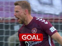 Hearts fica mais perto do título histórico com vitória de retorno sobre o Rangers