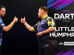 Humphries saboreando a ‘adrenalina’ da disputa ultimate da Premier League