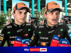 ‘Como não vencemos?’ – Norris diz que a estratégia da McLaren lhe custou an opportunity de vitória em Miami