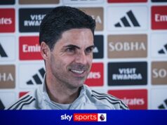 Arteta: Se você perder uma partida, eles te destroem – você tem que aproveitar