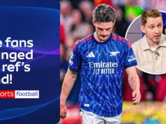 Explicado: A UEFA banirá Rice por comentários após o empate do Atlético?