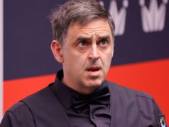 O’Sullivan nas semifinais na estreia no Campeonato Mundial Sênior