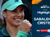 Cirstea triunfante após vitória chocante sobre o número 1 do mundo