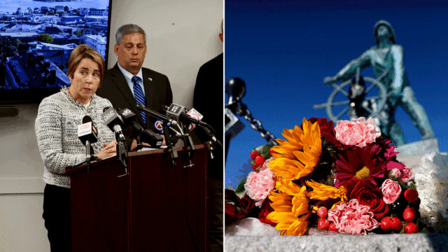 split-of-gov-maura-healey-and-a-lily-jena-memorial.gif