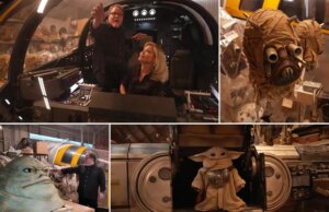 Diretor Jon Favreau em "O Mandaloriano e Grogu"