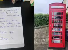‘Adiciona um pouco de brilho ao meu dia’: um bilhete sincero deixado por um sem-teto na biblioteca de uma vila no Reino Unido se torna viral