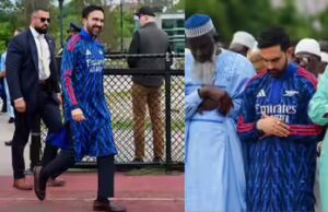 Arsenal Thobe para o Eid? Zohran Mamdani se torna viral com uma roupa ousada com tema de futebol na celebração do Eid al-Adha