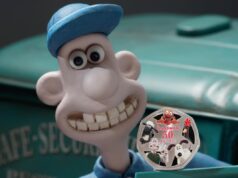 Notícias de última hora, Gromit! Nova moeda Royal Mint 50p comemora 50 anos da Aardman