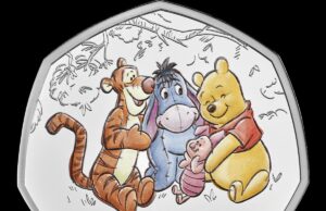 A nova moeda do Ursinho Pooh da Royal Mint celebra a amizade