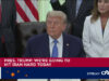 Trump promete mais ataques ao Irã, dizendo que os EUA “os atacarão com muita força”