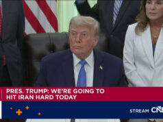 Trump promete mais ataques ao Irã, dizendo que os EUA “os atacarão com muita força”