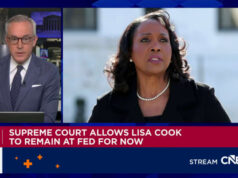 Suprema Corte resolve que Trump não pode demitir a governadora do Fed, Lisa Cook dinner, por enquanto