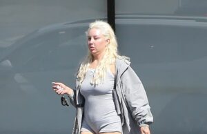Amanda Bynes mostra a transformação da perda de peso Ozempic em macacão cinza depois de compartilhar planos para obter DENTES de ouro