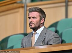 David Beckham é elogiado por Aryna Sabalenka enquanto se senta no Royal Field praticamente vazio enquanto as estrelas abandonam Wimbledon após o término do tênis masculino