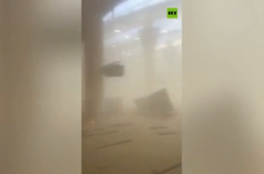 ASSISTA: Ataque de drone no aeroporto do Kuwait capturado em imagens de segurança