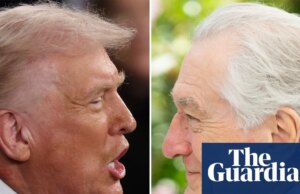 ‘Amar nosso país soa como um cônjuge abusado dizendo que ama seu agressor’: Robert De Niro lidera a multidão em um grito de guerra contra Trump