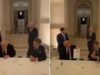Assista: Trump assina acordo entre EUA e Irã durante jantar com Macron, diz que ‘isso não foi fácil’