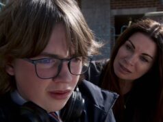 Fãs de Coronation Road elogiam a ação de Carla Connor-Swain na descoberta da psicose de Sam Blakeman