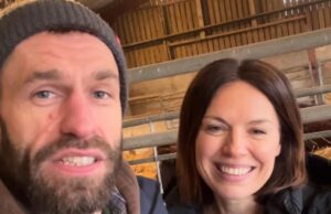 Kelvin Fletcher e sua esposa Liz respondem enquanto a ITV emite atualização sobre séries agrícolas