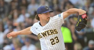 Os cervejeiros lançam dados com o inicial inconsistente Brandon Sproat vs.