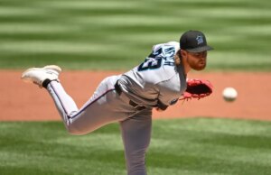 Max Meyer do Marlins testará coisas de nível ás contra Diamondbacks