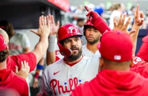 Phillies acertou 3 house runs em Max Scherzer e em Blue Jays