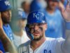 Royals 1B Vinnie Pasquantino (mão) sai vs.