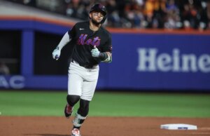 Seis RBIs de Bo Bichette, grand slam ajuda Mets a vencer o rival Braves