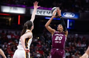 Tempo Gs Brittney Sykes e Kiki Rice perderão tempo prolongado
