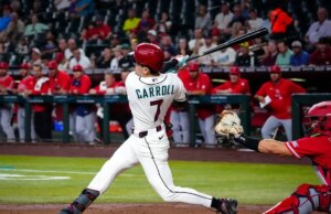 Corbin Carroll slam lança D-backs sobre Angels por 8-1